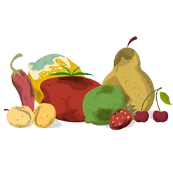 Fruits and vegetables